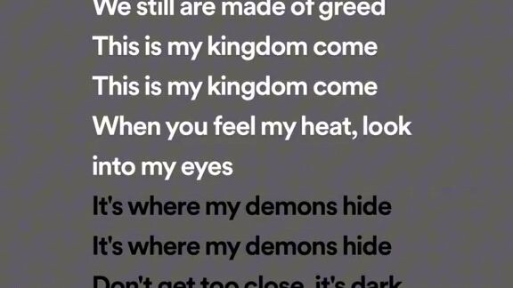 Demons imagine dragons