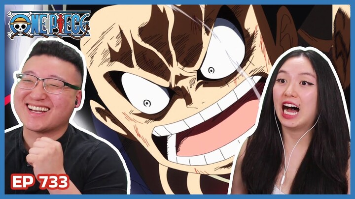 KING KONG GUN! THE FINAL BLOW! | One Piece Episode 733 Couples Reaction & Discussion