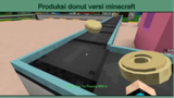 Produksi donut versi mincraft