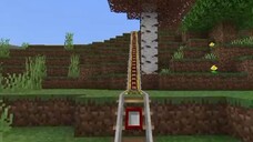 Crossing Minecraft in straight line