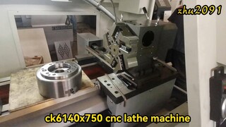 CK6140X750 cnc lathe machine display