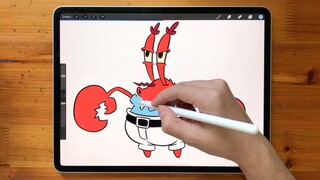 Tuan Krabs | Danjiwei | iPad Pro | Apple Pencil | Procreate