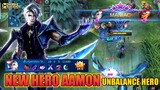 New Hero Aamon Gameplay , Critical Build - Mobile Legends Bang Bang