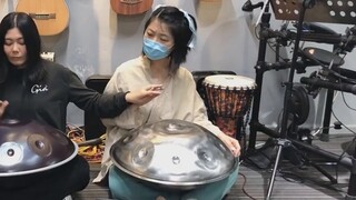 [Handpan] Cara mengungkapkan aku merindukanmu, "Pemikiran Melintasi Ruang dan Waktu", InuYasha, hand