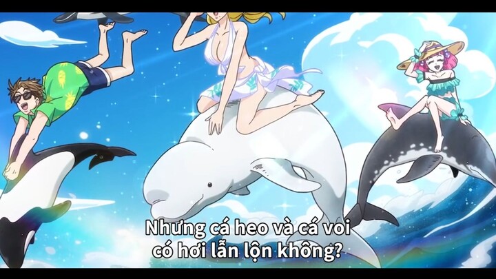 Loài cá heo thân thiện với con người #anime