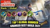 Granger 2021 Best Build Play by ‐ Jackiє Top 1 Global - MLBB