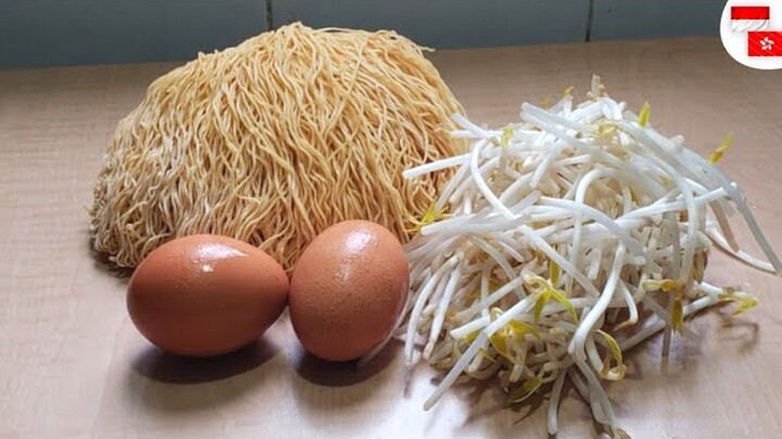 LUAR BIASA! MIE KUNING TELOR TAUGE DIMASAK GINI SANGAT ENAK,BIKIN BOROS NASI!