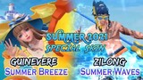 ZINEVERE FOR SUMMER SPECIAL | ZILONG AND GUINEVERE SPECIAL SKINS | MOBILE LEGENDS SUMMER 2021