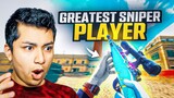 REACTING to GREATEST SNIPER PLAYER | Warzone Mobile
