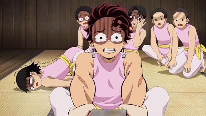 Tanjiro: "I can't learn this split~~"