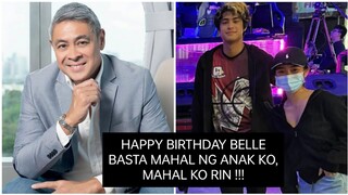 DADDY A NAKAKAIYAK NA BIRTHDAY GREETINGS PARA KAY BELLE MARIANO PARTE NA TALAGA SYA NG PAMILYA!