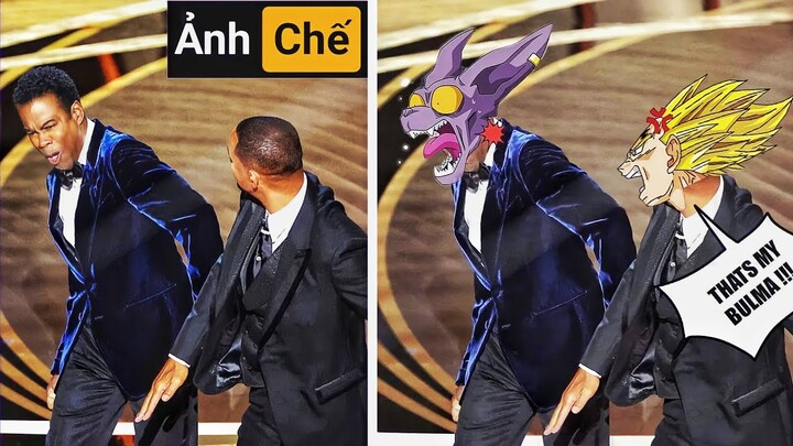 Ảnh Chế Will Smith tát Chris Rock | Funny Will Smith Slap Chris Rock Memes