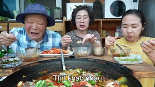 |484| LÀM NỒI CÁ HỐ KHO BÍ NGÒI KIỂU HÀN QUỐC MÀ MI JIN THÍCH ĂN NHẤT