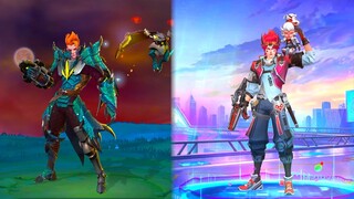 Claude Heart Aflame Valentine Skin VS Mecha Dragon Epic Skin Comparison