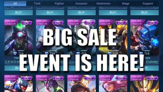 Big Sale Event is Here 🟢 MLBB