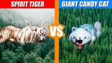Spirit Tiger vs Giant Candy Cat | SPORE