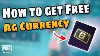 HOW TO GET FREE AG CURRENCY CARD +MORE REWARDS | PUBG MOBILE & BGMI