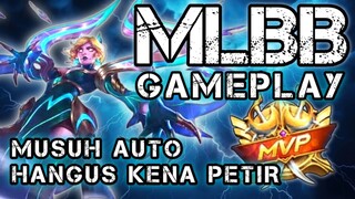 musuh auto hangus kena petir monton