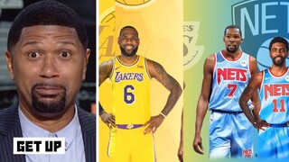 GET UP | Jalen Rose believes Kevin Durant Kyrie Irving and LeBron James will on the same team