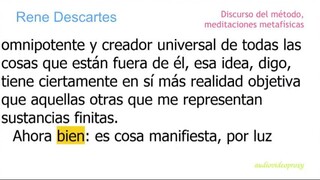 Rene Descartes - Discurso del método, meditaciones metafísicas 2/2