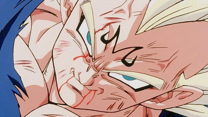 [Dragon Ball] How smooth can the Majin Vegeta vs. Super Erkong fight be cut from the "Commentary"? (Down)