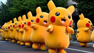 Pikachu Cực Dễ Thương - Pikachu Nhảy Múa Sôi Động  - Nhạc Thiếu Nhi   Video Cho Bé