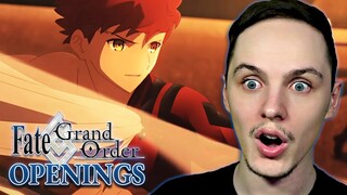 THESE ARE LEGIT!! | Fate/Grand Order PV OPENINGS REACTION/REVIEW