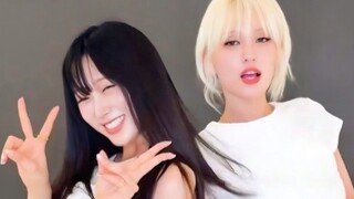 亲过嘴的组合！【Somi+吉赛尔】Fast forward舞蹈挑战！