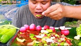 Thánh Ăn Thái Lan l Ăn món mực trộn siêu ngon