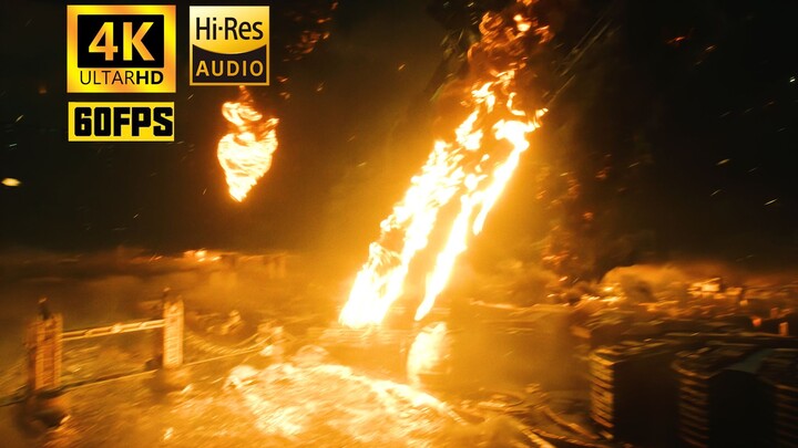 【4K/60帧/Hi-res无损】极致视效下陨石带来的视觉冲击力! -流浪地球2混剪