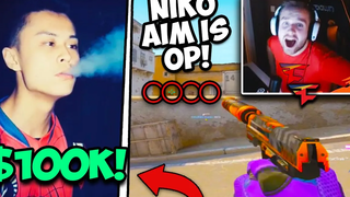 เป้าหมายที่เหลือเชื่อของ NIKO! STEWIE2K ชนะ $100000! CSGO Twitch คลิป