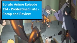 Boruto Anime Episode 214 - Predestined Fate - Recap and Review