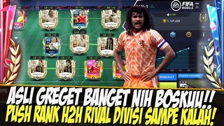 BAPAK GULLIT!! GAMEPLAY PUSH RANK H2H SAMPE KALAH FIFA 2022 MOBILE | FIFA MOBILE 22 INDONESIA