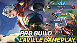 AOV : LAVILLE GAMEPLAY | PRO BUILD - ARENA OF VALOR LIÊNQUÂNMOBILE ROV COT