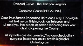 Demand Curve  course  - The Traction Program﻿ download