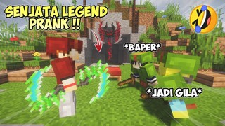 PRANK Youtuber, Make Senjata Legend di Bedwars!! - Minecraft Prank