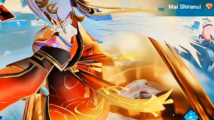 Skin mahakarya mai shiranui Hanafuda Battle #HonorofKings #hokstudio #Hoktips #HOKID #hokcreator