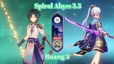 [Spiral Abyss] 3.5 : Ruang 3 : Xiao C3 & Ayaka Venti | Genshin Impact