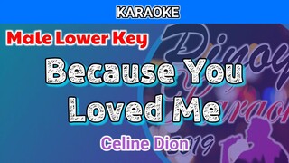 Because You Loved Me by Celine Dion (Karaoke : Male Lower Key)