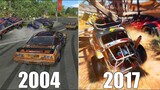 Evolution of FlatOut Games [2004-2017]
