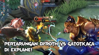 Gatot Vs Martis? No, Gatot Vs Dyroth😁 [highlight mlbb]