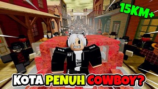 MOBIL BUTUTKU BERHASIL KE 15KM + DAN KE KOTA ZOMBIE COWBOY? | Roblox A Dusty Trip