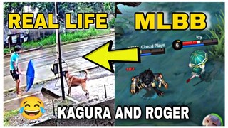 KAGURA AND ROGER in REAL LIFE be like..😂😂