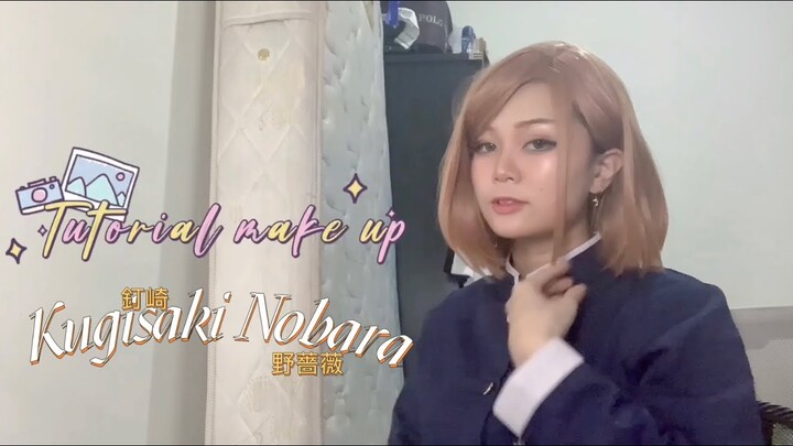 [ Tutorial Make up ] kugisaki nobara cosplay - jujutsu kaisen