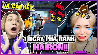 Ruby Thử Thách 24h Leo Rank Cho Kairon Với Trình Độ Siêu GÀ Và Cái Kết là...