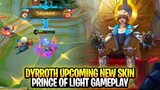 Dyrroth Upcoming New Skin Prince of Light Gameplay | Mobile Legends: Bang Bang