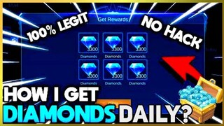 HOW TO GET DIAMONDS FOR FREE IN MOBILE LEGENDS DAILY? - NO HACK, 100% LEGIT, ALL PATCH || MLBB