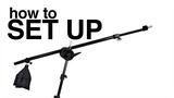 Boom Arm Light Stand Softox Set Up Guide, how to assemble