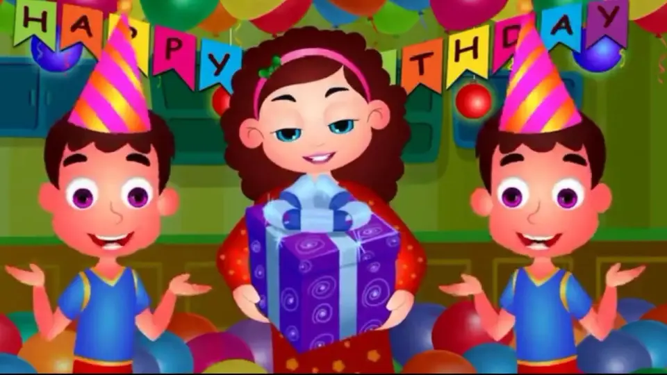 Happy Birthday song - nursery rhymes , cartoon - 3d animation cartoon -  Bilibili