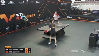 CHENJUNSONG-REMI CHAMBET-WEIL-WTT Feeder Doha 2025-MAIN DRAW-ROUND OF 64